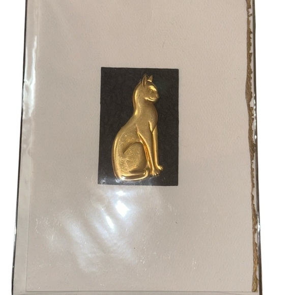 Golden Cat handmade Greeting Card - Blank - Picture 7 of 13